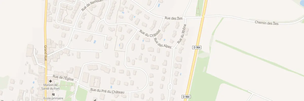Plan du 3 Rue des Alpes à Collonges