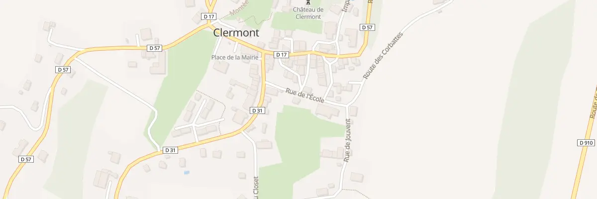 Plan du 90 Rue de l’Ecole à Clermont