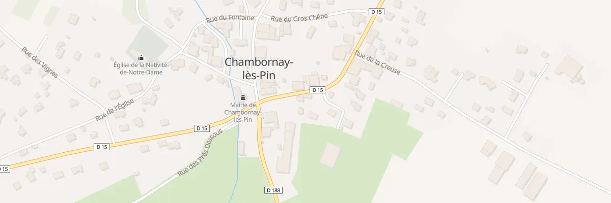Plan du 2 Imp de la Bascule à Chambornay-lès-Pin