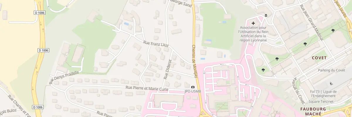 Plan du 1 Rue Diderot à Chambéry