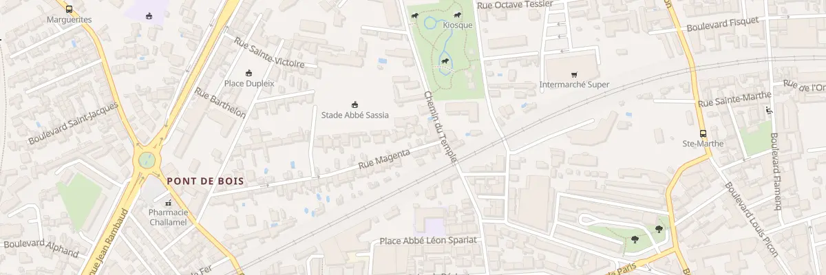 Plan du 32 Rue Magenta à Toulon