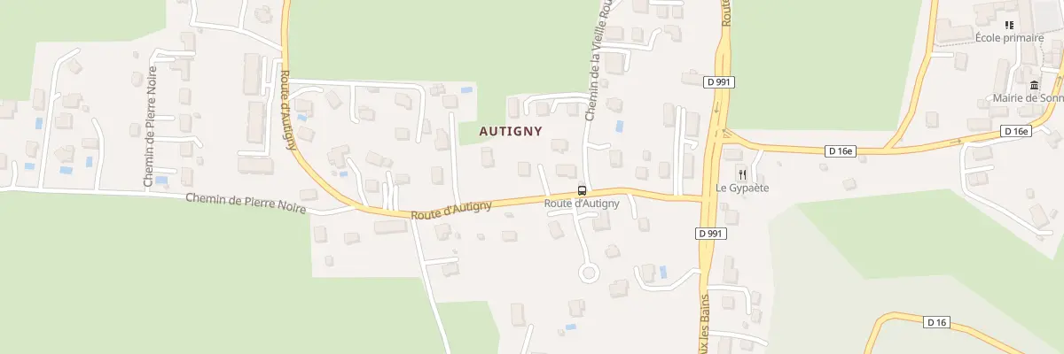 Plan du 154 Rte d’Autigny à Sonnaz