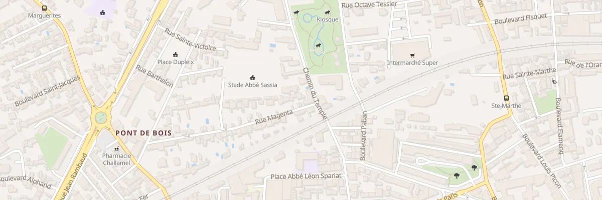 Plan du 34 Rue Magenta à Toulon