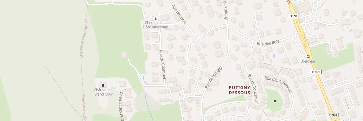 Plan du 303 Rue des Bois à Chambéry