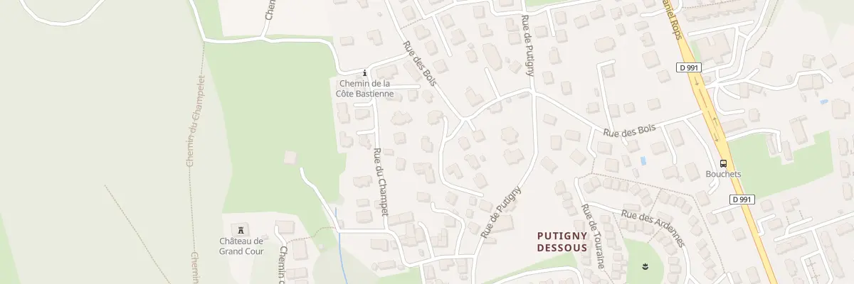 Plan du 307 Rue des Bois à Chambéry