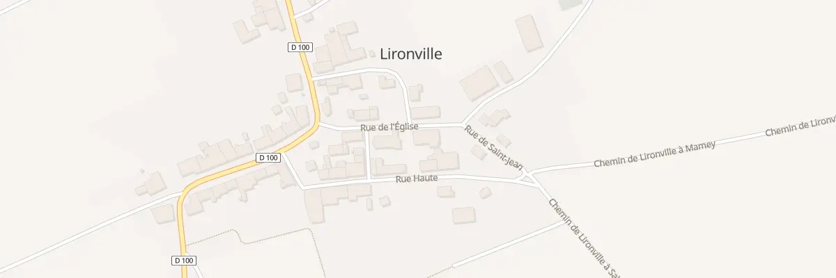 Plan du 6 Rue de l’Eglise à Lironville