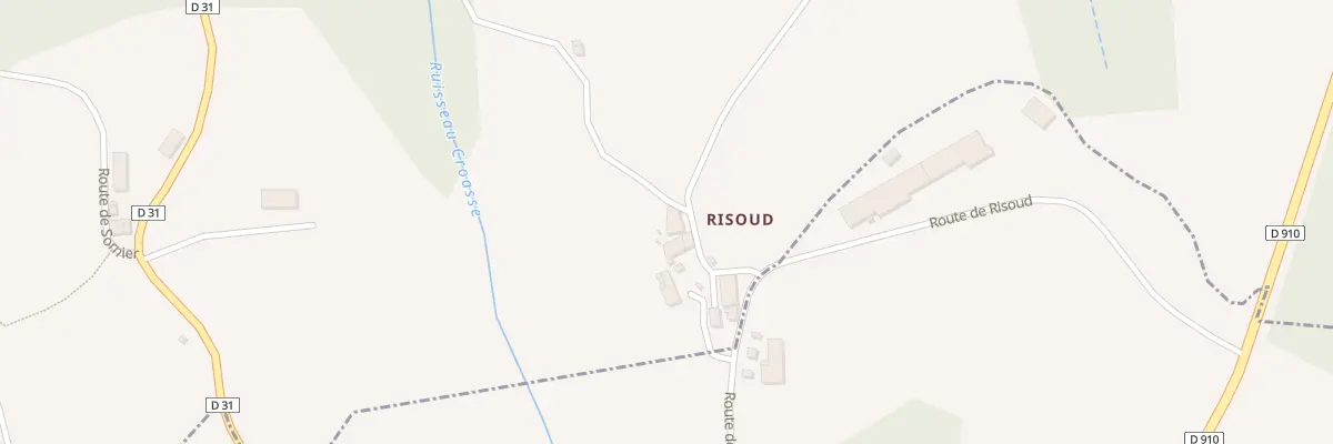 Plan du 67 Che des Vernes à Desingy