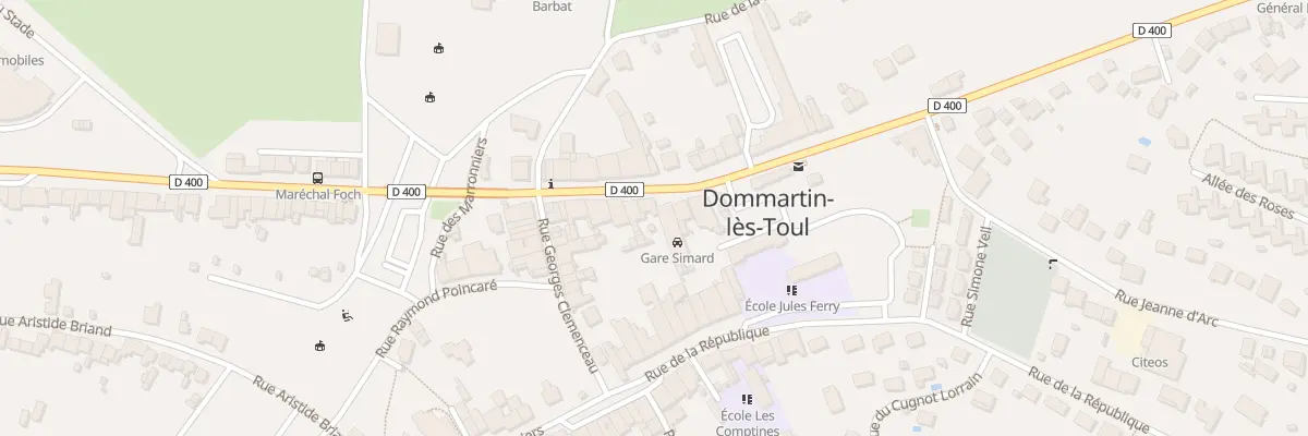 Plan du 20 Av du Général Leclerc à Dommartin-lès-Toul
