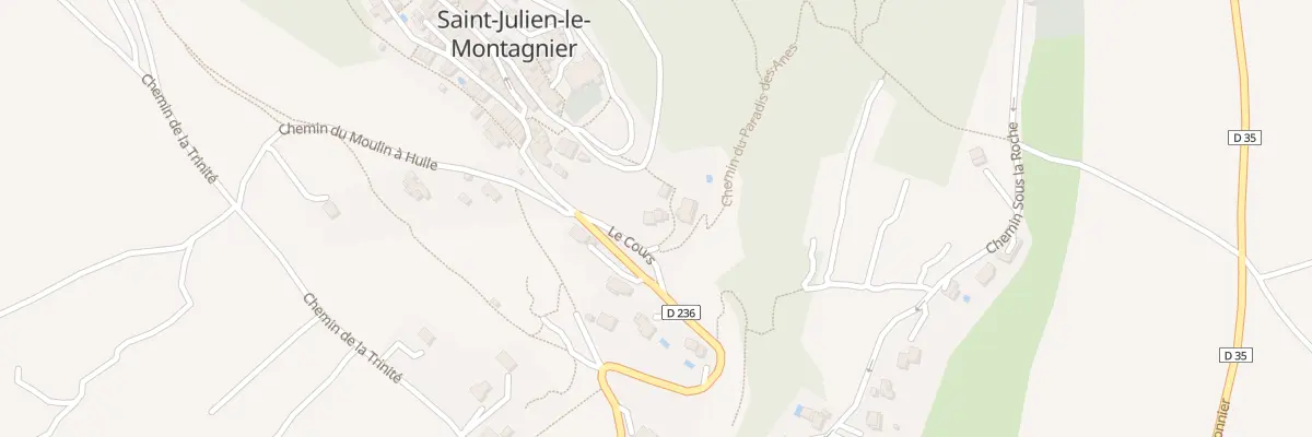 Plan du 51 Le Cours à Saint-Julien