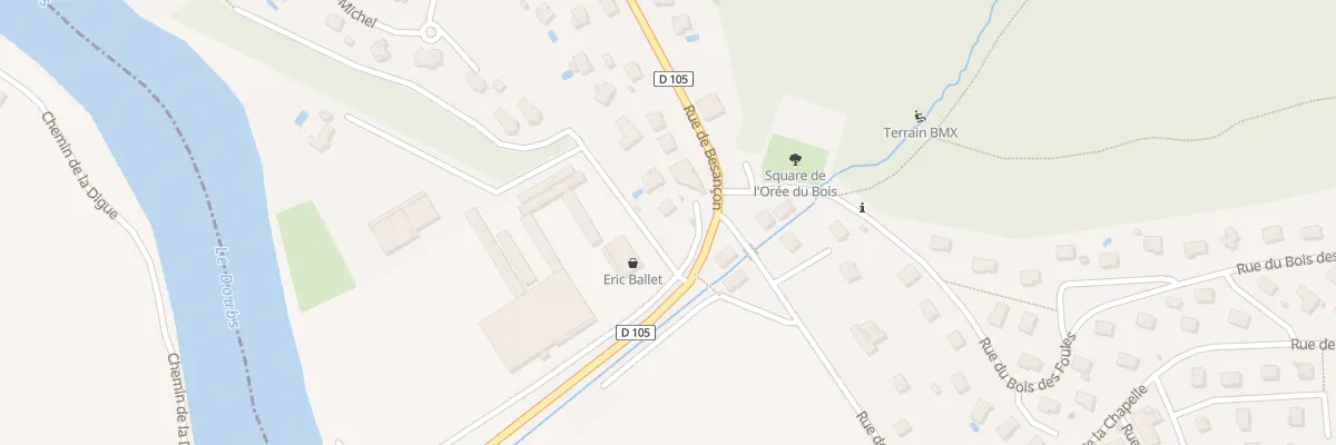 Plan du 5 Rue de Besancon à Montferrand-le-Château