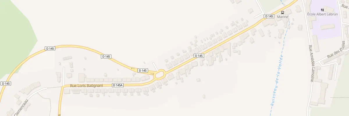 Plan du 73 Rue Loris Batignani à Tucquegnieux