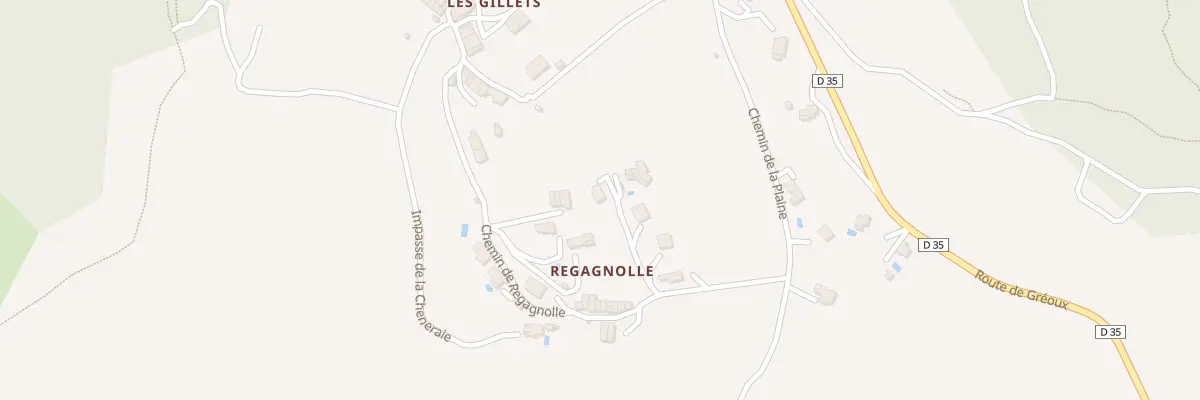 Plan du 118 Che de Regagnolle à Saint-Julien