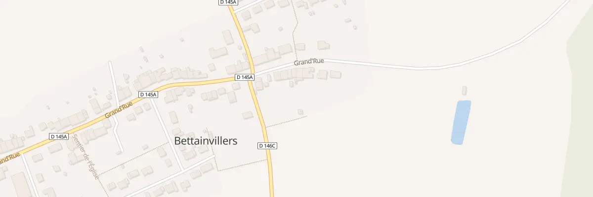 Plan du 7 Rue Grand Rue à Bettainvillers