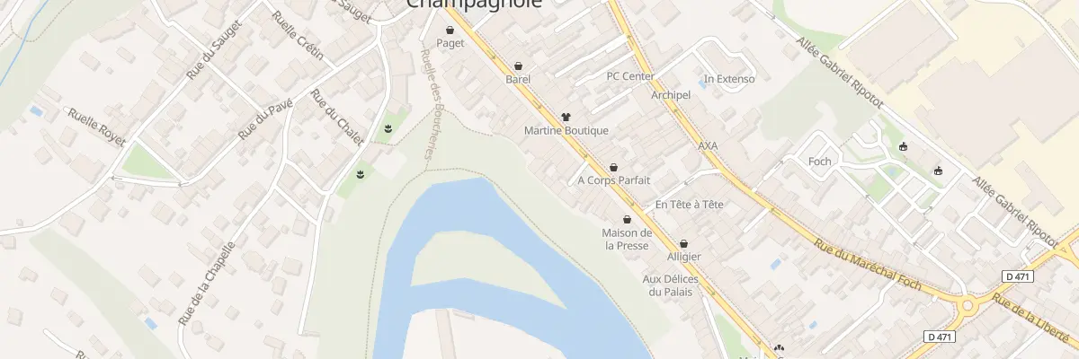 Plan du 52 Av de la République à Champagnole