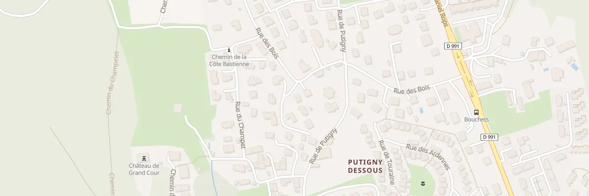 Plan du 315 Rue des Bois à Chambéry