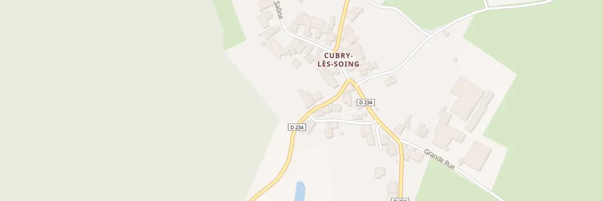 Plan du 1B Rue de la Fontaine à Cubry à Soing-Cubry-Charentenay