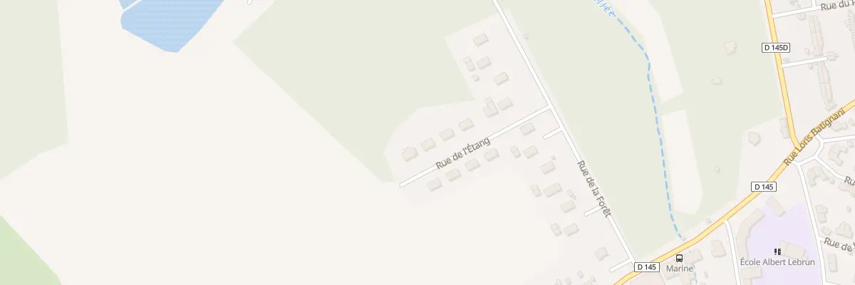 Plan du 6 Rue de l’Etang à Tucquegnieux