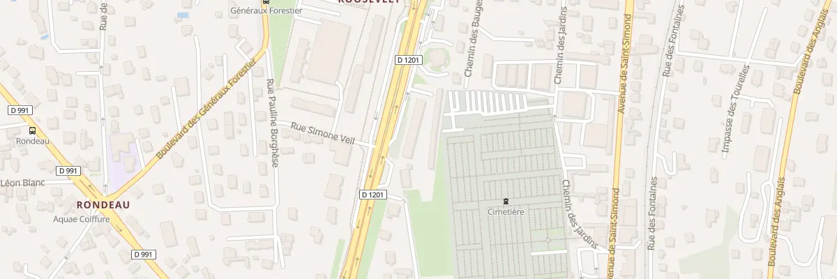 Plan du 28 Av Franklin Roosevelt à Aix-les-Bains