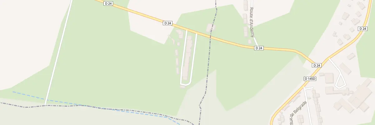 Plan du 5 Ham de Brabant à Anderny