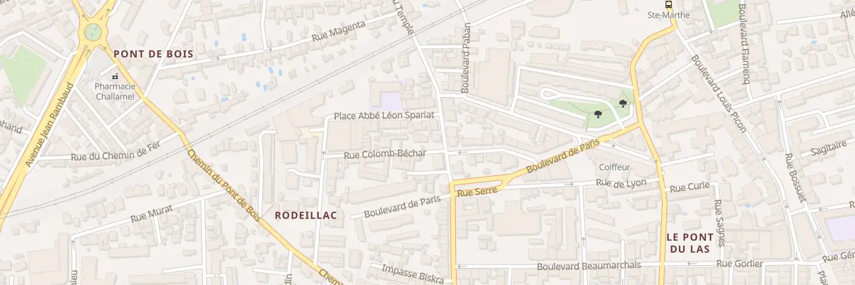 Plan du 4 Rue Colomb Bechar à Toulon