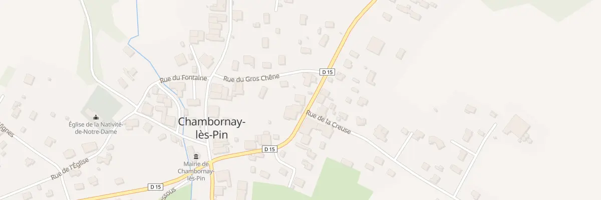 Plan du 11 Rue du Chanois à Chambornay-lès-Pin