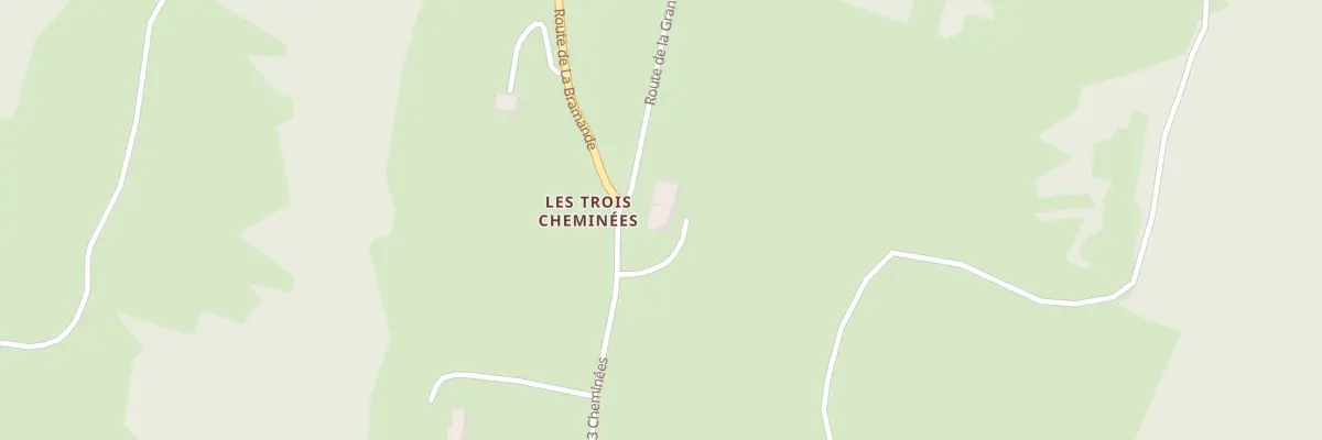 Plan des Trois Cheminees à Bellecombe