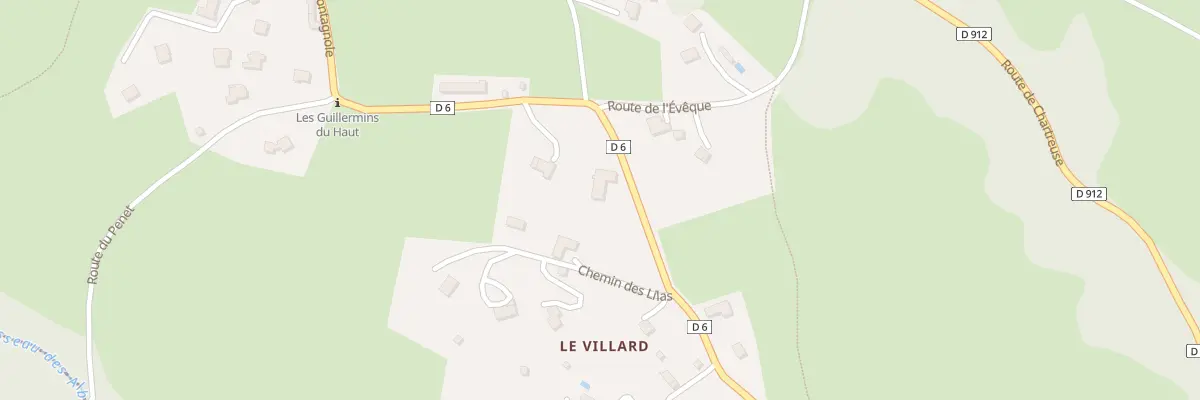 Plan du 2670 Rte de Montagnole à Montagnole