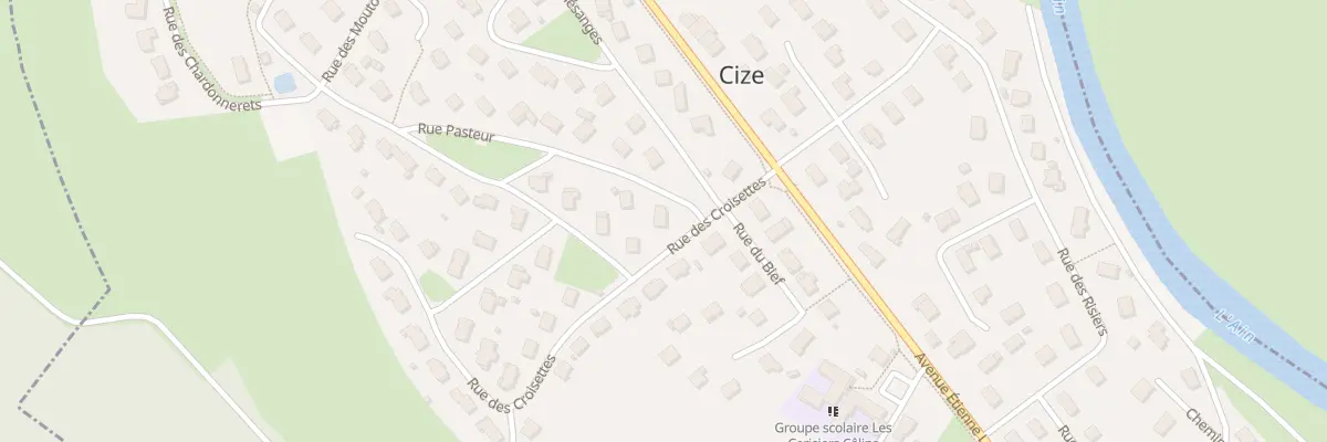 Plan du 1 Rue Pasteur à Cize