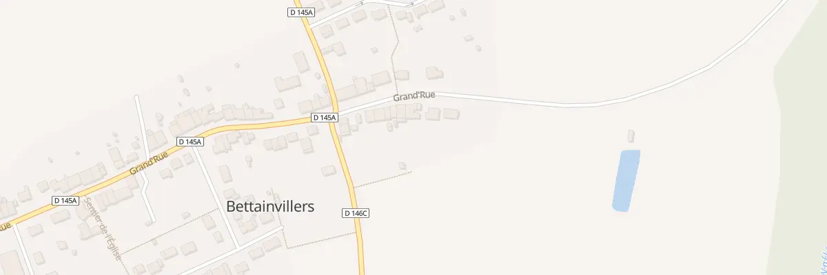Plan du 3 Rue Grand Rue à Bettainvillers