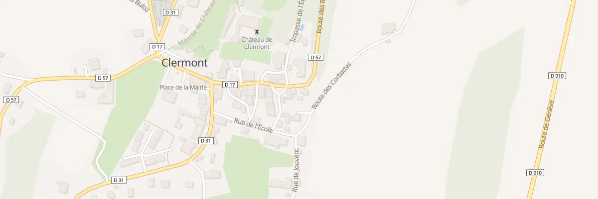 Plan du 244 Rue du Centre à Clermont