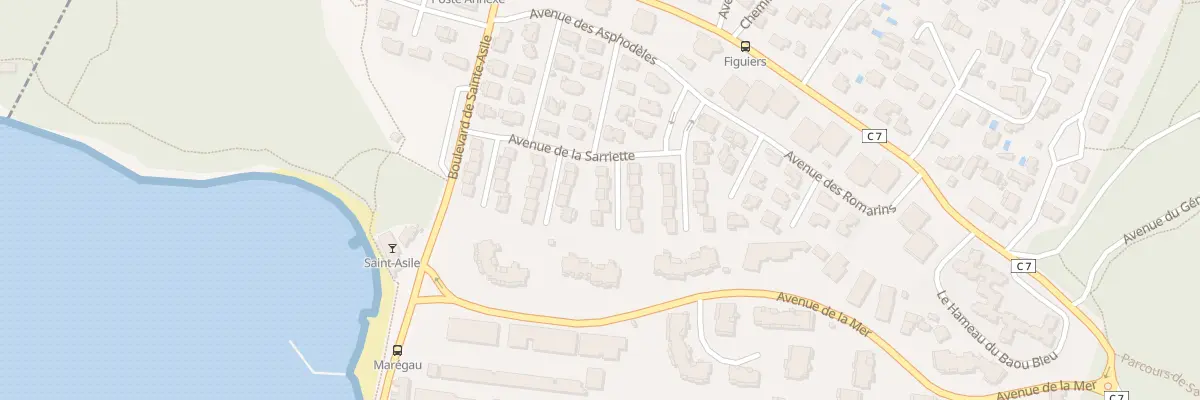 Plan du 75 All des Genêts à Saint-Mandrier-sur-Mer