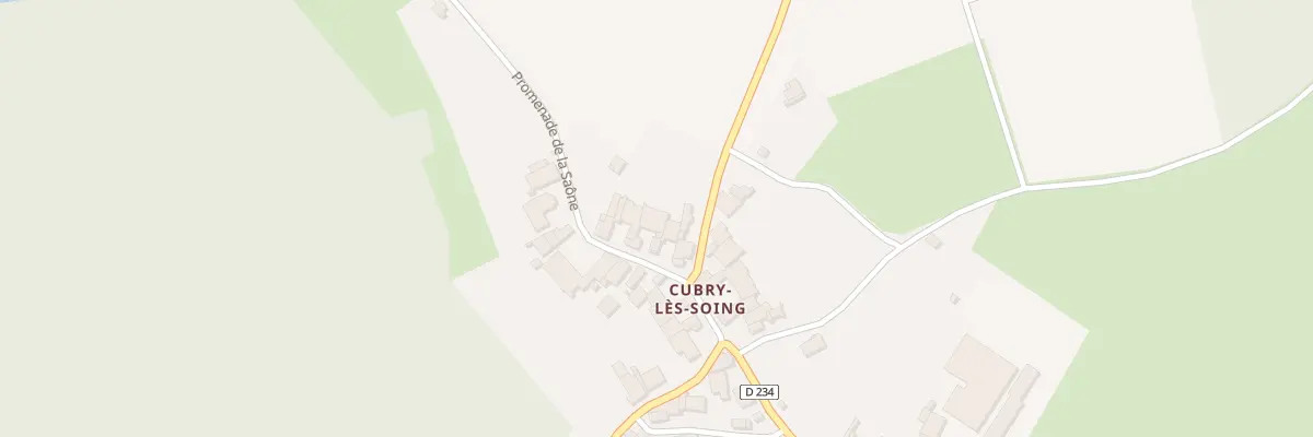 Plan du 6 Prom de la Saône à Cubry à Soing-Cubry-Charentenay
