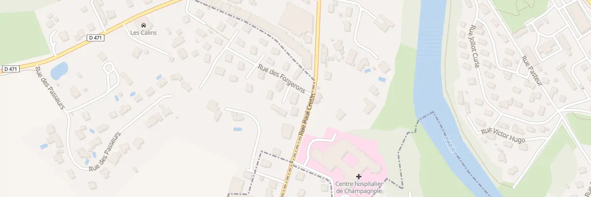 Plan du 1 Rue des Forgerons à Ney