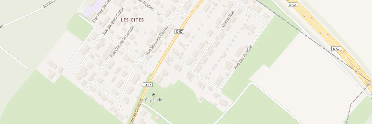 Plan du 1 Gr Grand Rue à Errouville