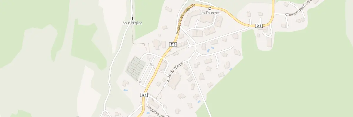 Plan du 120 Rte de la Traverse à Montagnole