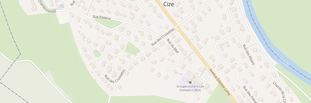 Plan du 3 Rue des Croisettes à Cize