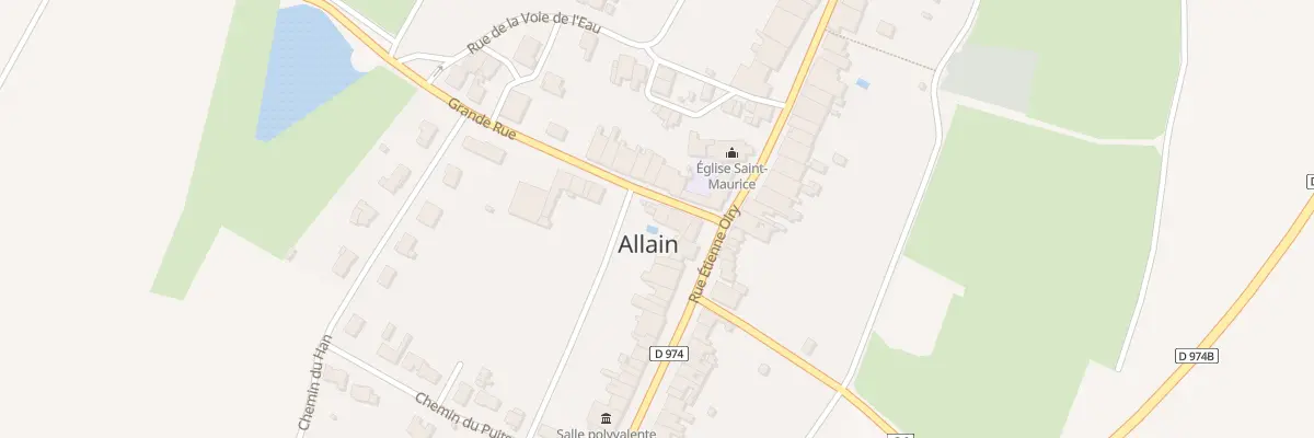 Plan du 5 Gr Grande Rue à Allain