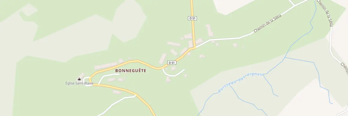 Plan du 64 Rte de la Chapelle à Crempigny-Bonneguête