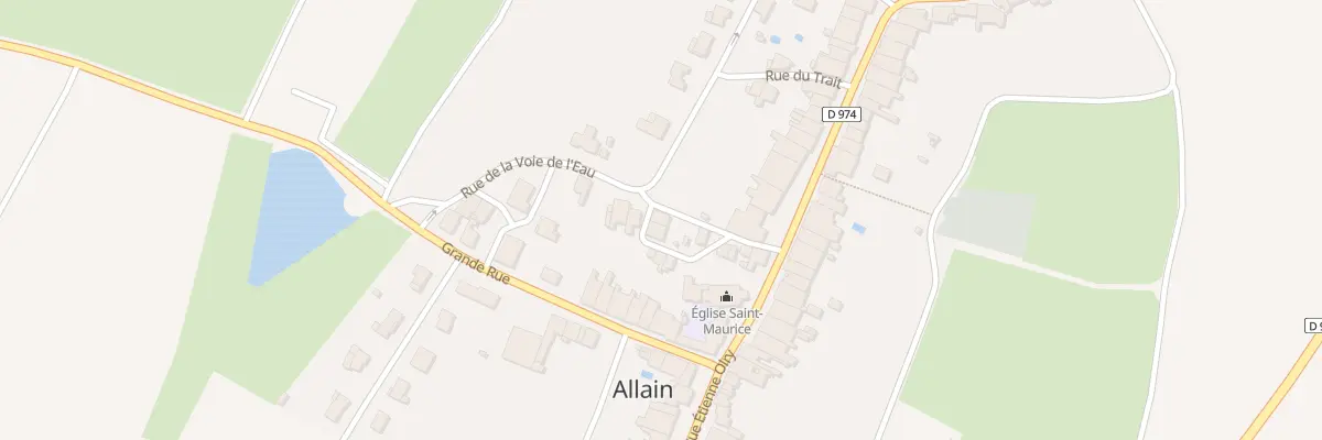 Plan du 9 Rue de la Voie de l’Eau à Allain