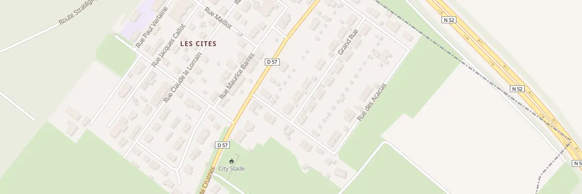 Plan du 5 Gr Grand Rue à Errouville