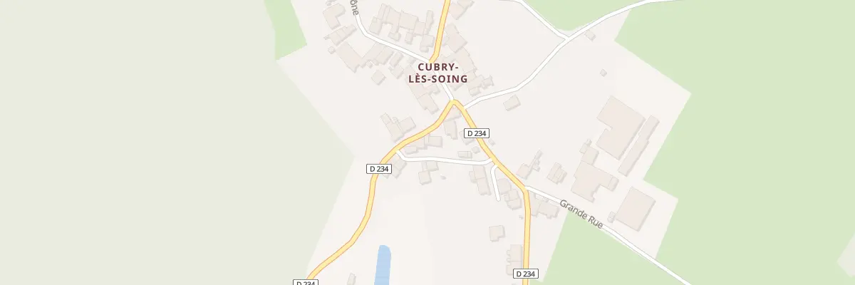 Plan du 3 Rue de la Fontaine à Cubry à Soing-Cubry-Charentenay