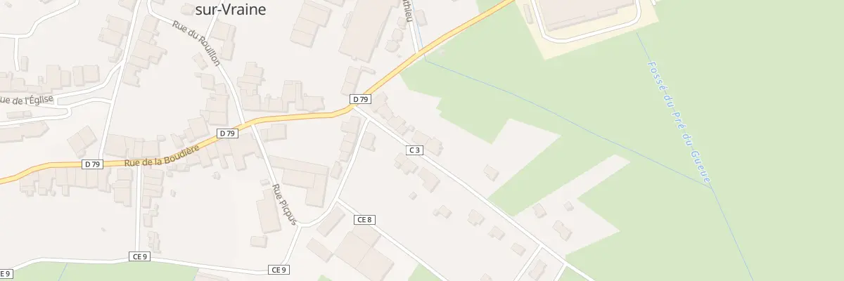 Plan du 81 Rue du Caron à Dommartin-sur-Vraine