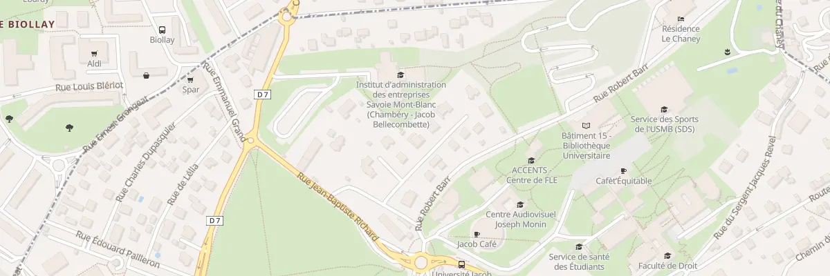 Plan du 7 Rue J Greyfie de Bellecombe à Jacob-Bellecombette