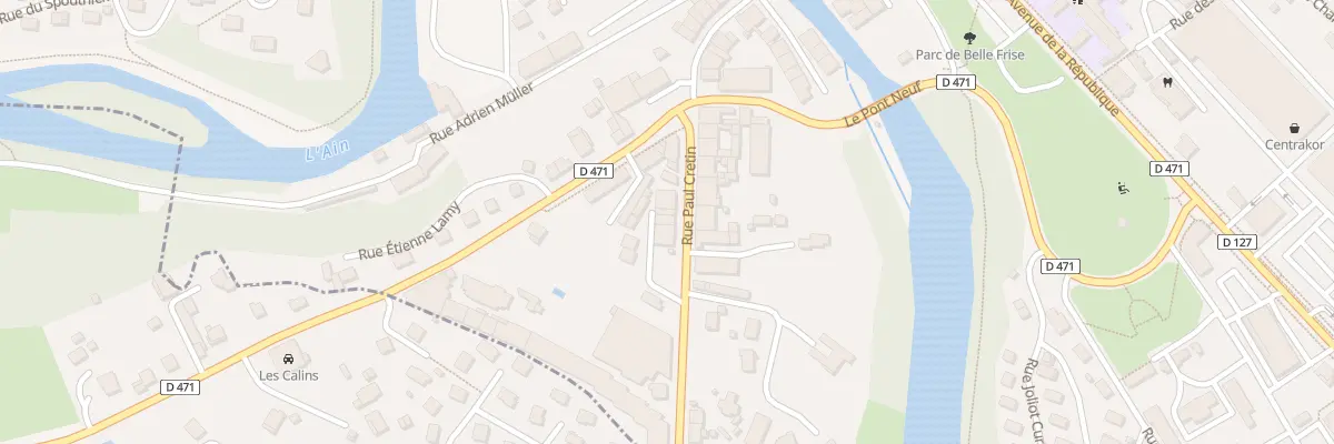 Plan du 20 Rue Paul Cretin à Champagnole