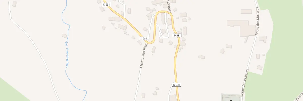Plan du 7 Che des Plats à Moye