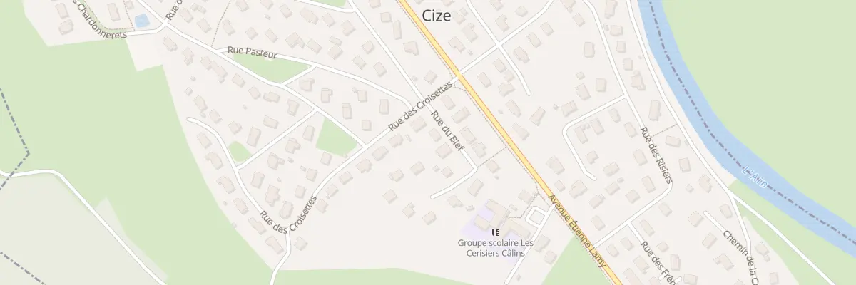 Plan du 2 Rue du Bief à Cize