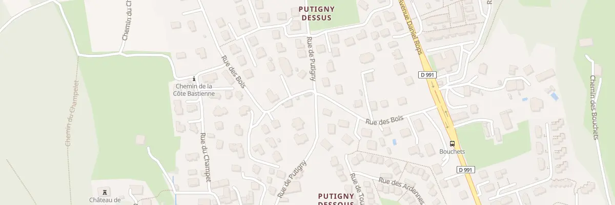 Plan du 255 Rue des Bois à Chambéry
