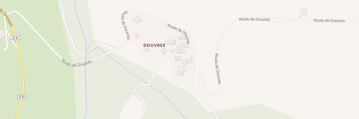 Plan du 80 Che de Belle Combe à Desingy