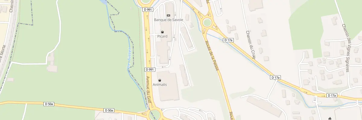 Plan du 963 Rte de Drumettaz à Drumettaz-Clarafond