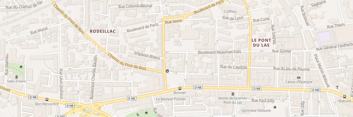Plan du 221 Bd Beaumarchais à Toulon